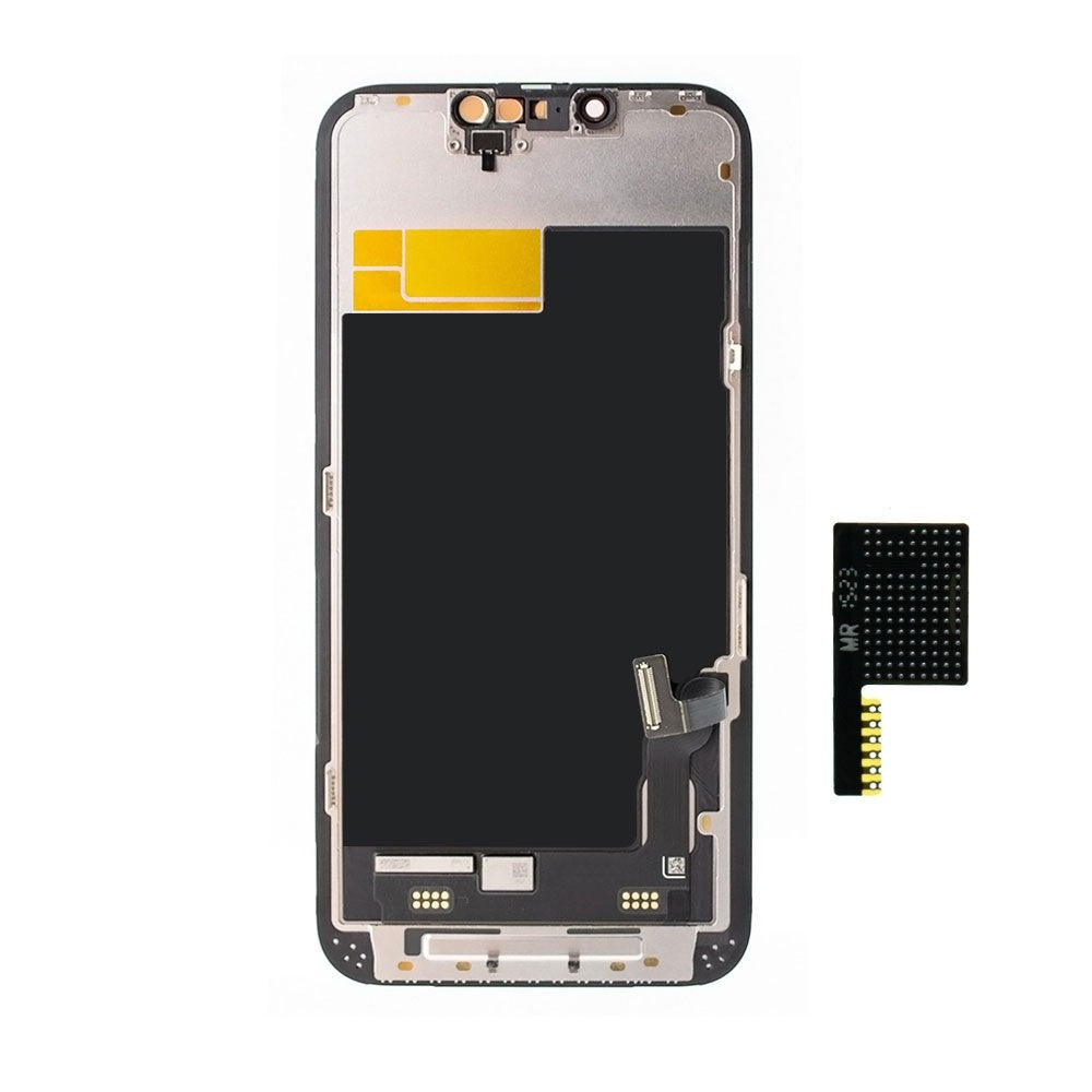 Brown LCD Assembly with Solve Popover Small Board for iPhone 13 Screen Replacement (Compatible for IC chip transfer) Brown LCD Assembly with Solve Popover Small Board for iPhone 13 Screen Replacement (Compatible for IC chip transfer)